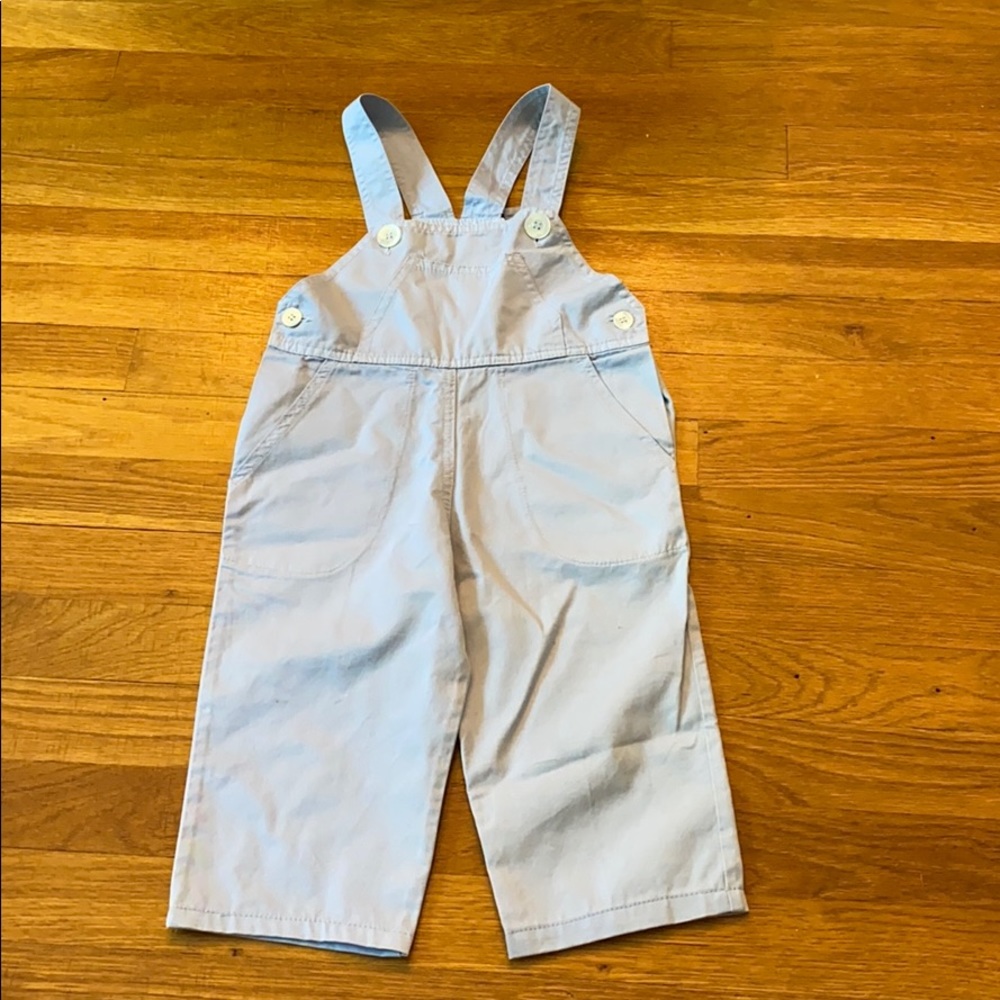 Silvia Scaimans blue overalls (size 18-24 mo)